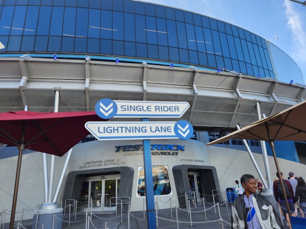 Single Rider Queue - Test Track at Epcot