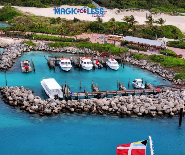 Excursion Dock on Castaway Cay