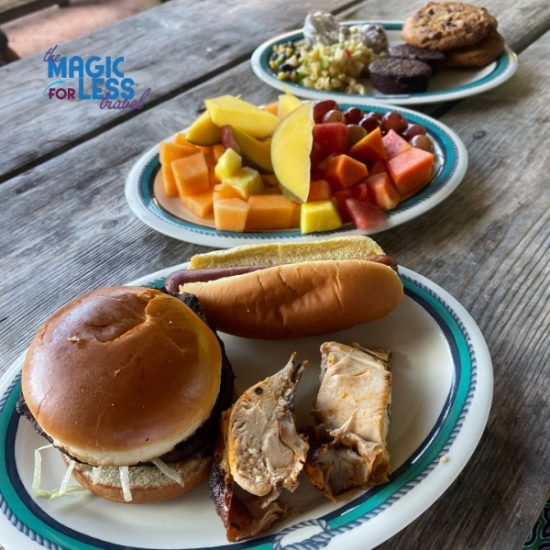 Food at Castaway Cay BBQs