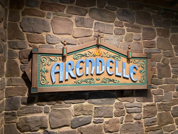 Entrance Sign to Arendelle on the Disney WISH