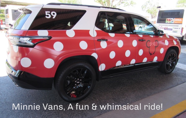 Minnie Van Service at Walt Disney World