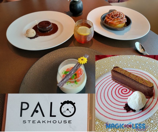Picture of several Palo Brunch Desserts