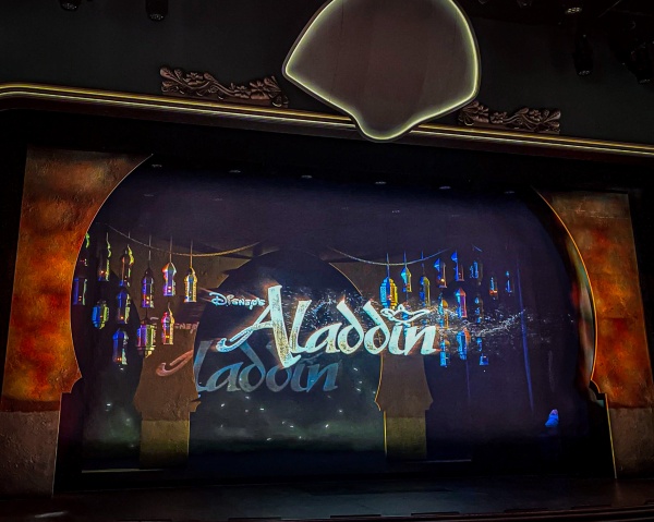 Set of Disney's Aladdin - A Musical Spectacular onboard the Disney WIsh