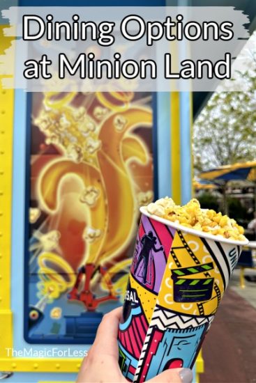 Dining Options at at Universal's Minion Land