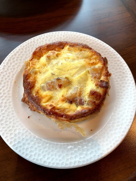 Topolino's Character Breakfast Quiche Gruyère