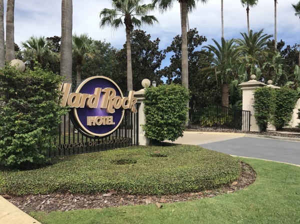 Entrance to Hard Rock Hotel