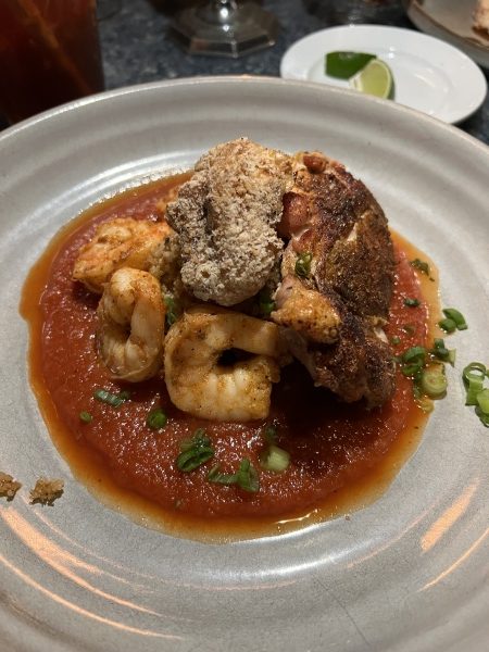 Blue Bayou chicken and shrimp
