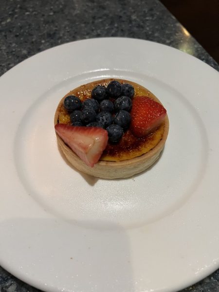 Blue Bayou creme brulee