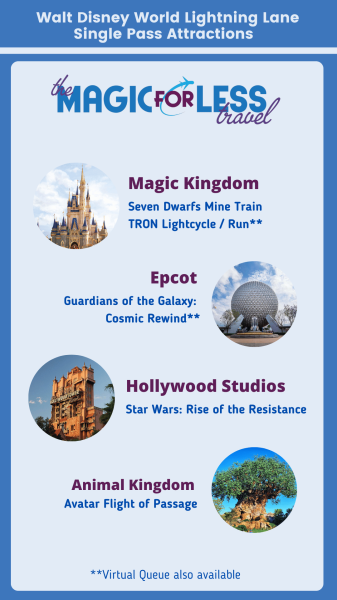 Lightning Lane Single Pass Attractions