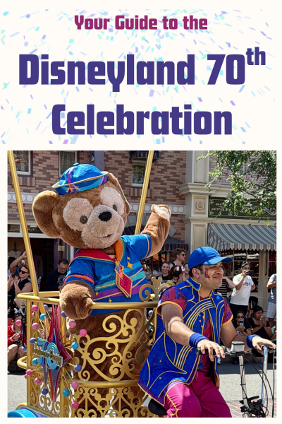 Disneyland 70th Celebration Parade with Duffy the bear
