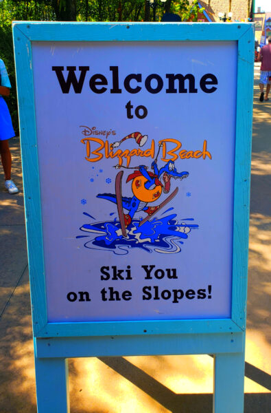 Blizzard Beach Sign