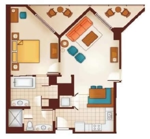 Queen Bedroom Villa Layout