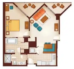 Queen Bedroom Villa Layout