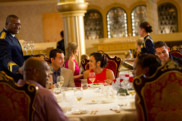 Royal Court - Disney Cruise Line Dining aboard the Disney Fantasy
