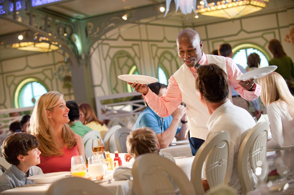 Enchanted Garden - Disney Cruise Line Dining on the Disney Dream