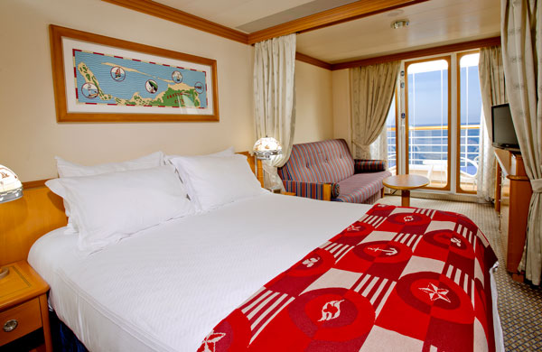 Disney Wonder Oceanview Stateroom with Verandah - Disney Cruise Line