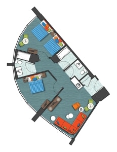 CBBR 2 Bedroom Family Suite