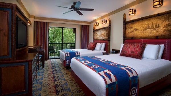 Guest Room at Disney’s Wilderness Lodge