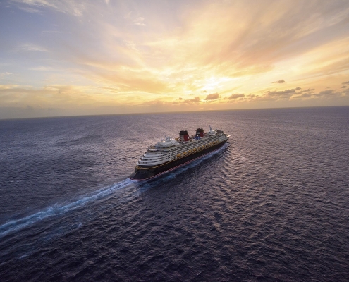 Disney Wonder at Sea