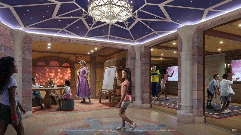 Disney Wish - Kids Area - Artist Rendering