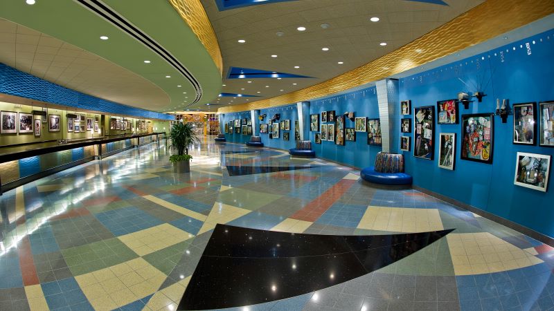 Lobby at Disney’s Pop Century Resort