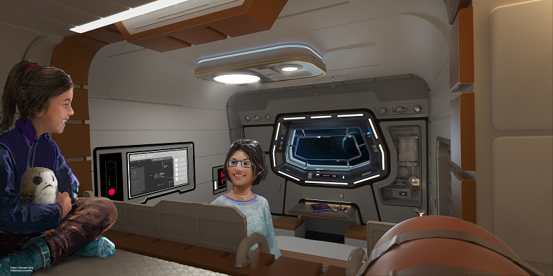 Star Wars Galactic Starcruiser - Passenger Cabin Window