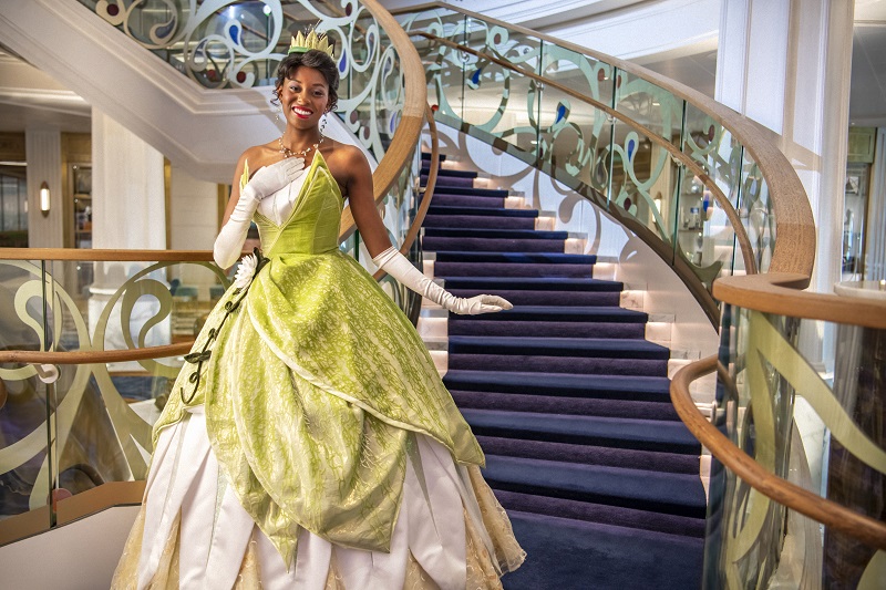 Disney Cruise Line - Disney Wish - Grand Hall - Princess Tiana