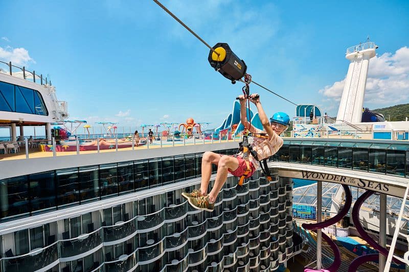 Royal Caribbean International - Wonder of the Seas - Zipline