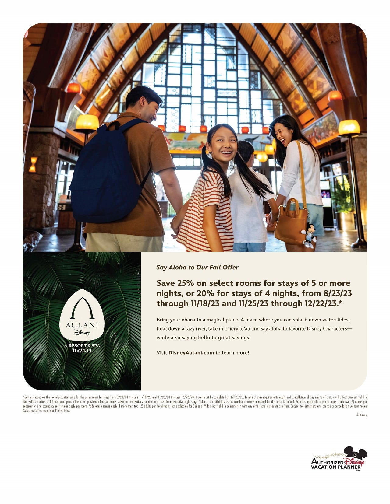 Aulani Fall 2023 Savings