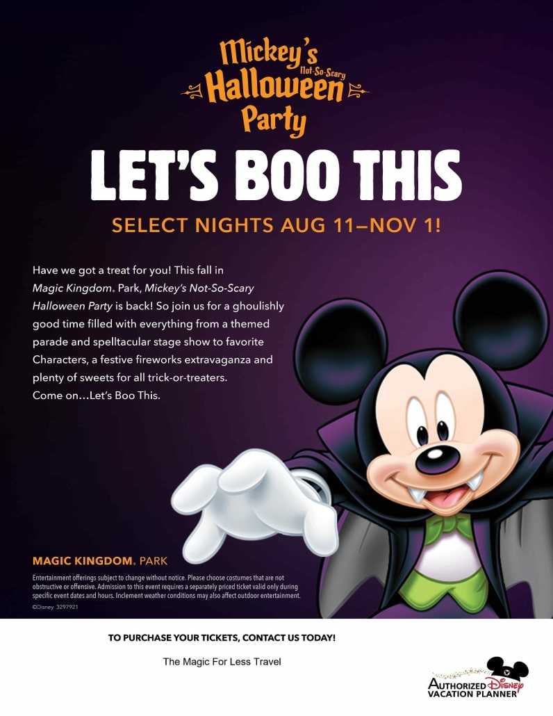 2024 Mickey's Not-So-Scary Halloween Party - Experience the spooktacular fun