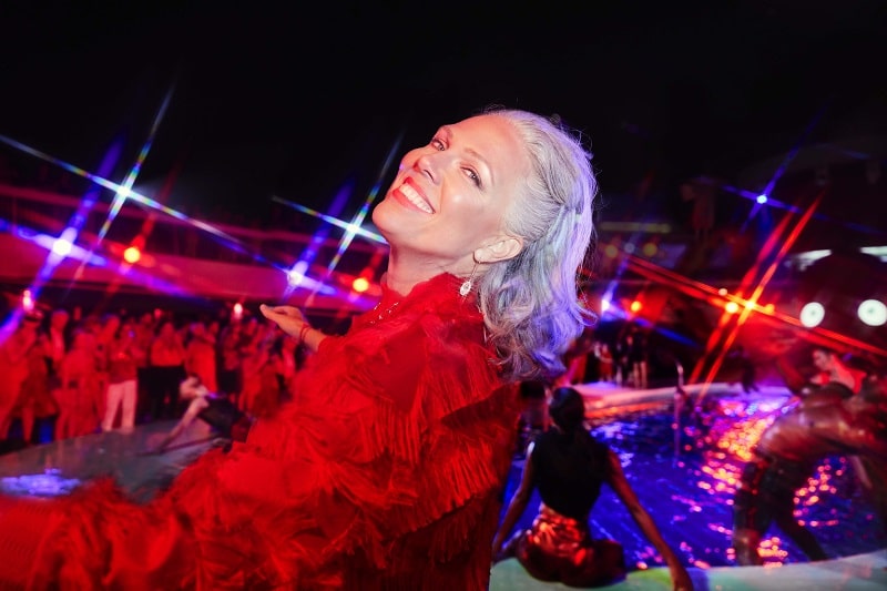 Virgin Voyages Scarlet Night Party