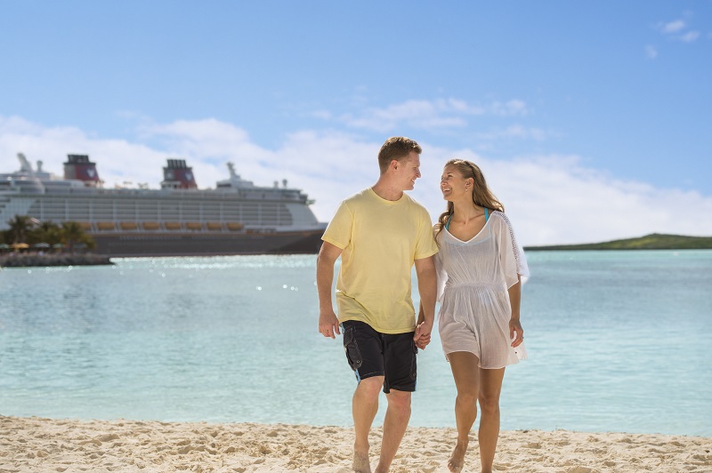 Disney Cruise Line Discounts for Florida Residents - Couple at Disney's Private Island Castaway Cay