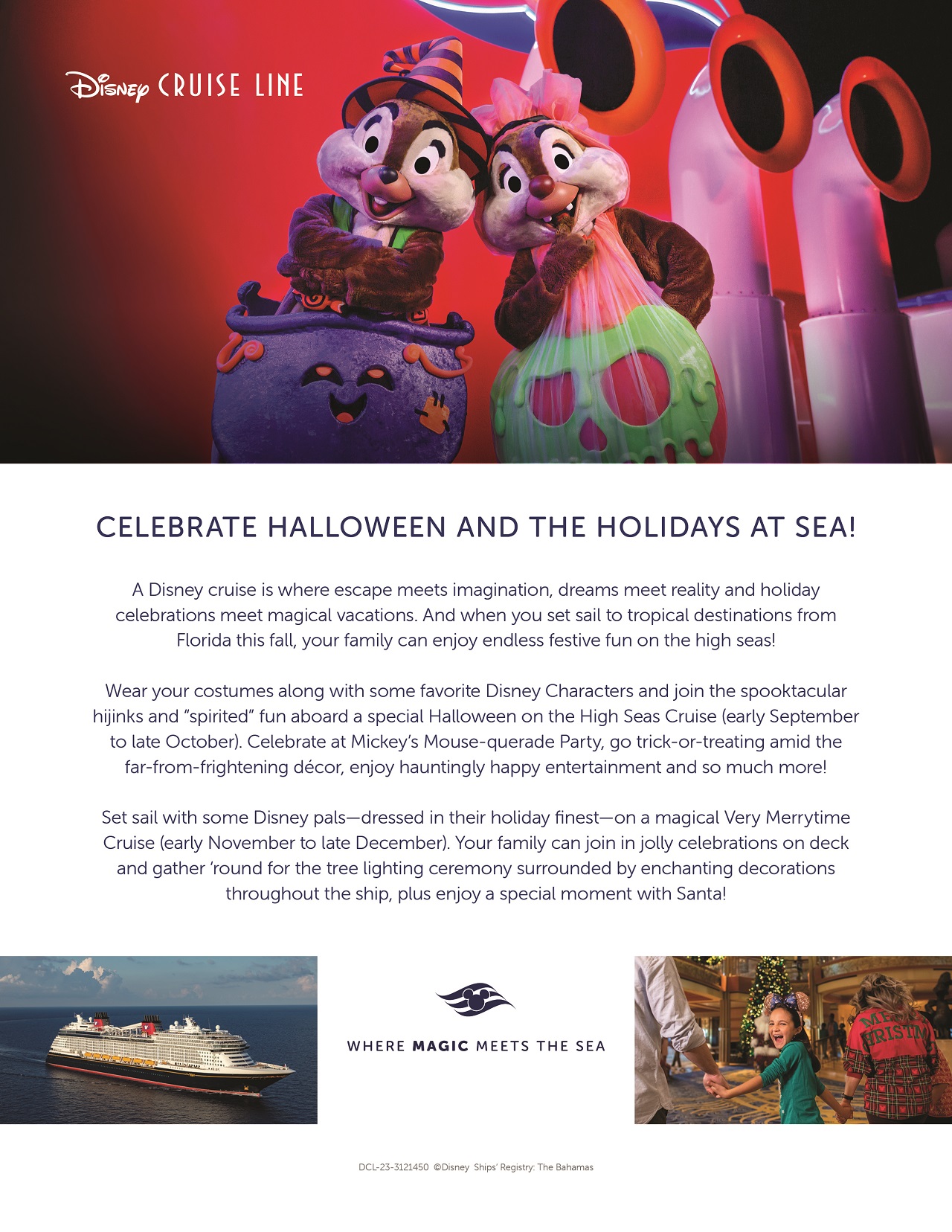 Halloween and the Holidays at Sea with Disney Cruise Line