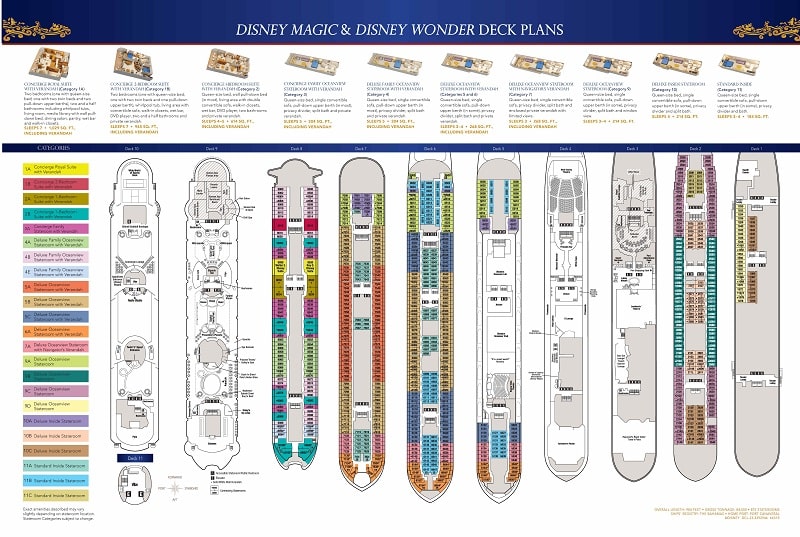 Disney Magic Deck Plans