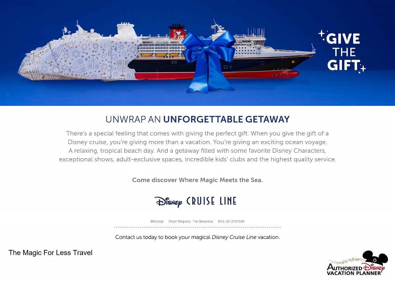 Give the Gift of a Unforgettable Disney Cruise Vacation