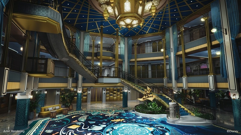 Disney Treasure Atrium Artist Rendering