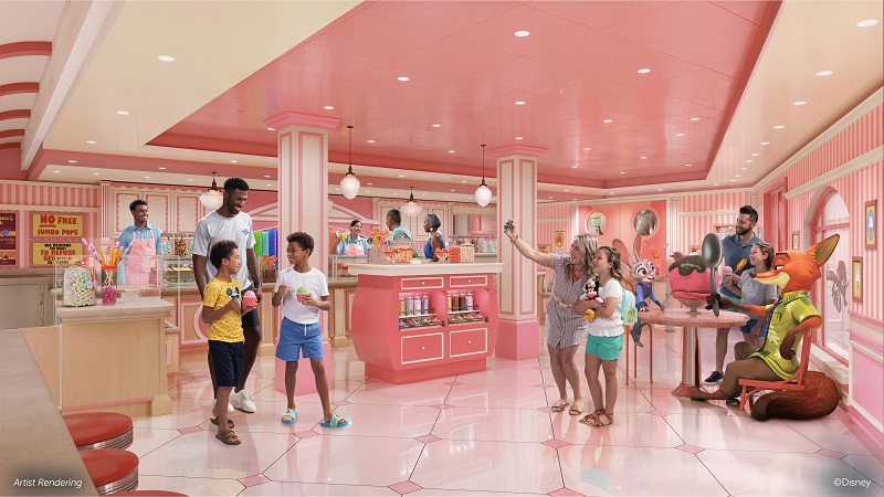 Disney Treasure Jumbeaux's Sweet Shop Artist Rendering