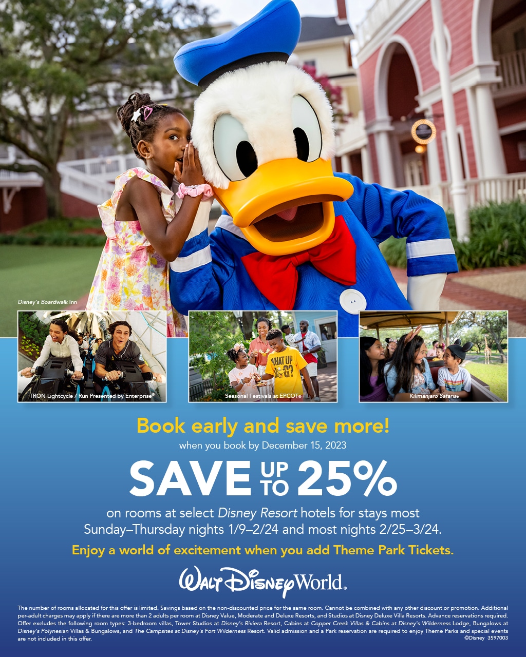 Book Early and Save More—Up to 25%—on Rooms at Select Disney Resort Hotels in the New Year