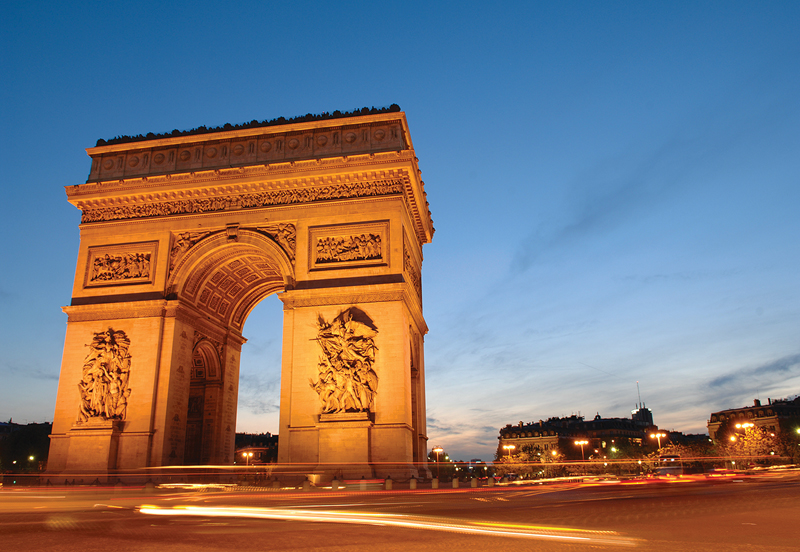 Paris - Arc de Triomphe - ABD - England and France