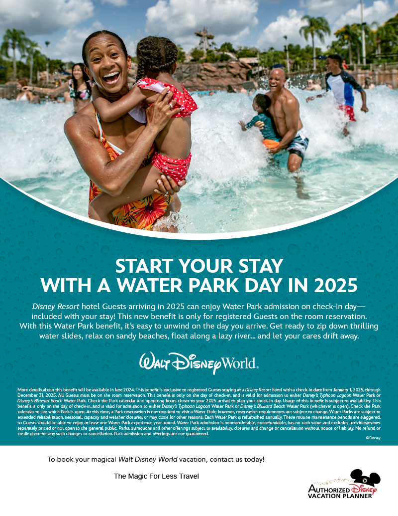 New Water Park Perk for Walt Disney World Resort Guests in 2025