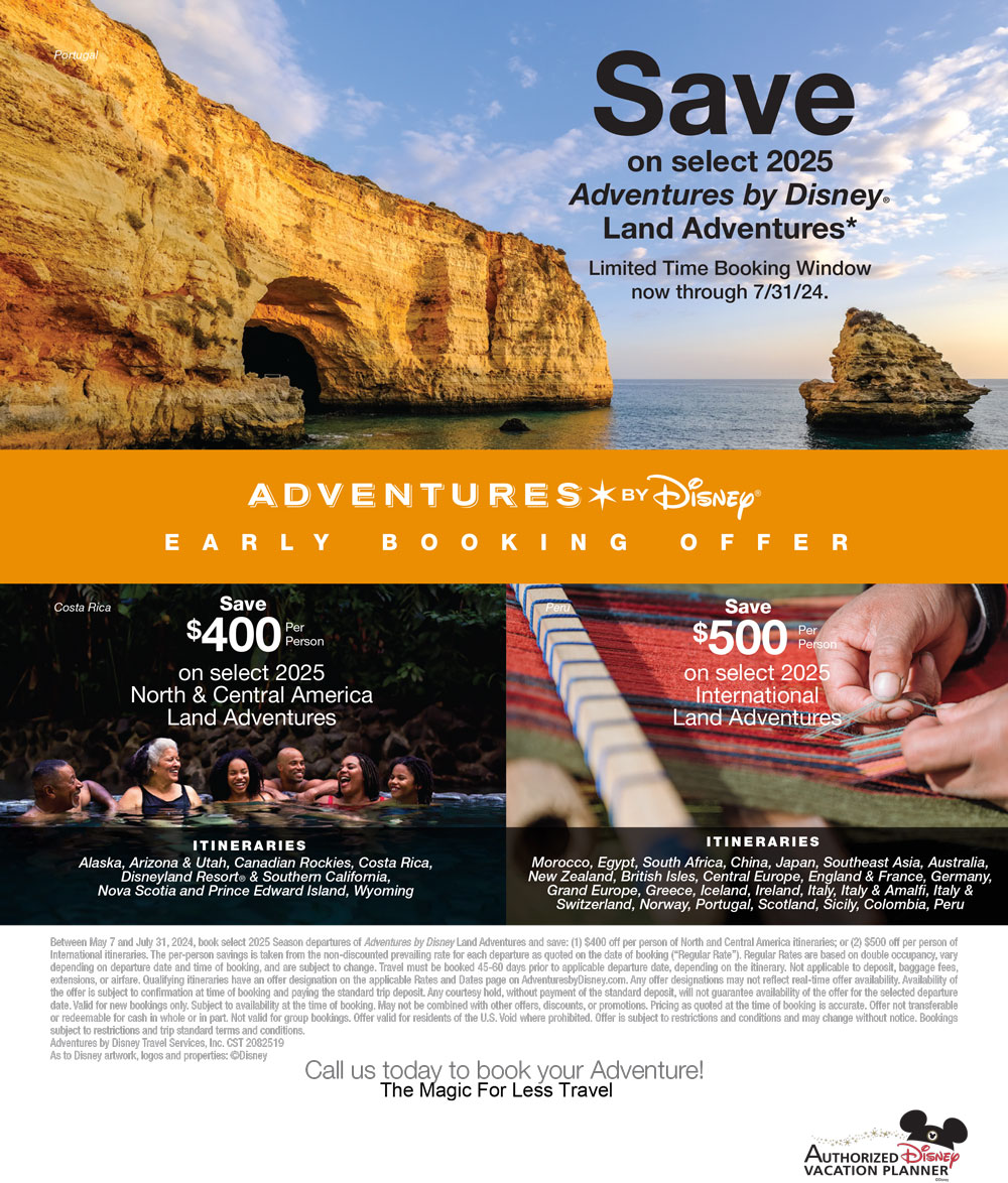 Adventures by Disney - Book Early and Save on Select 2025 Land Adventures