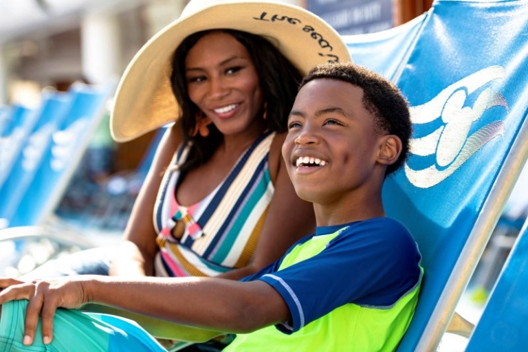 Disney Cruise Line Guests on Deck