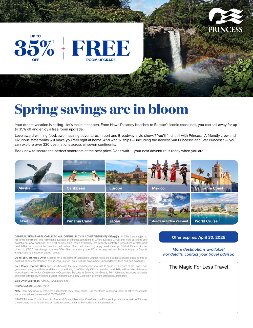 Princess Cruise Offer