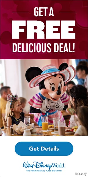 Walt Disney World Free Dining Offer