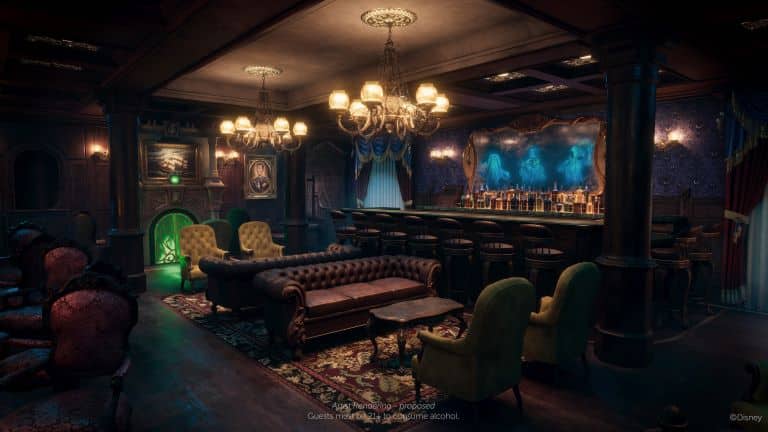 Haunted Mansion Parlor - Disney Treasure