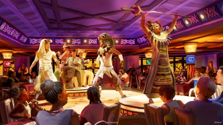 Pride Lands: Feast of the Lion King - artist rendering