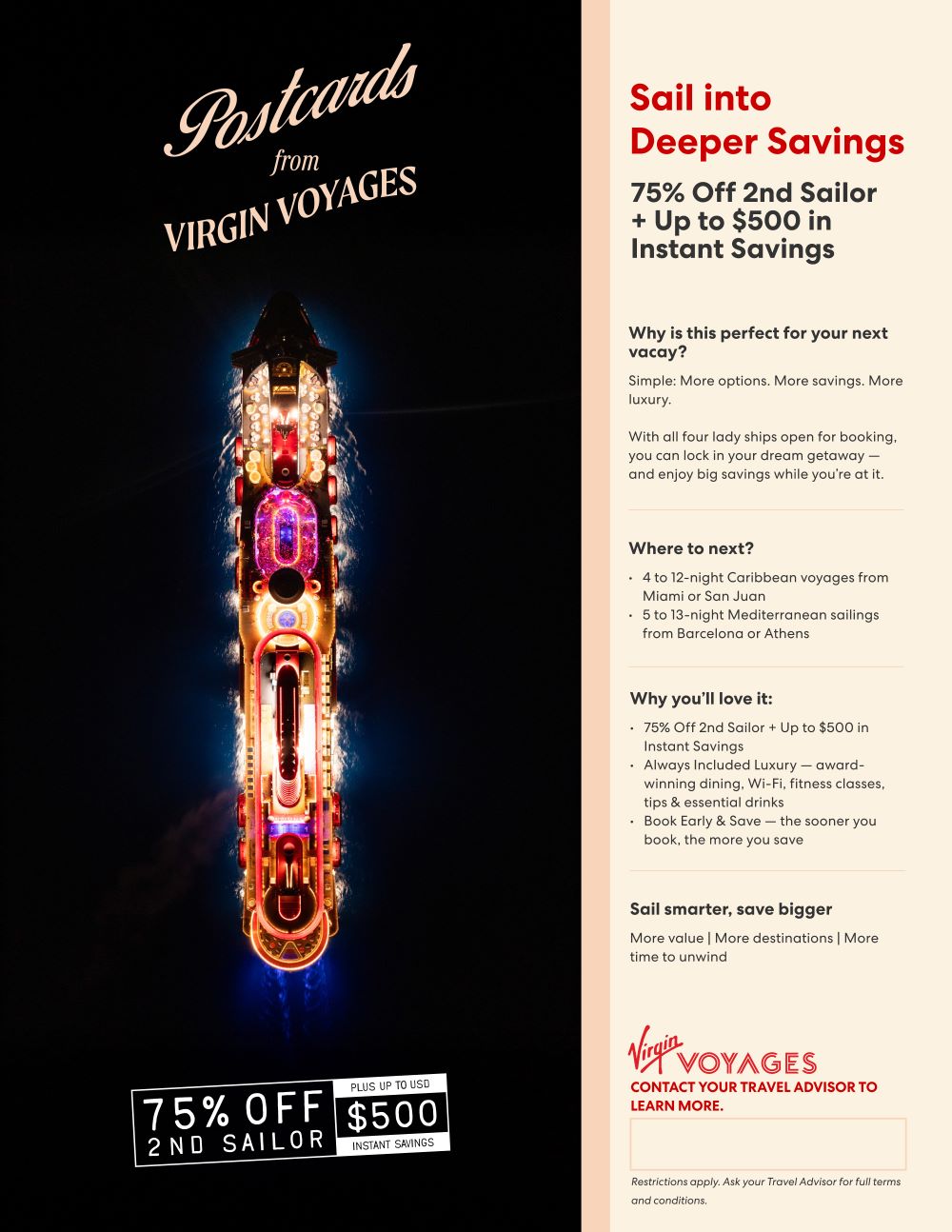 Virgin Voyages Deal