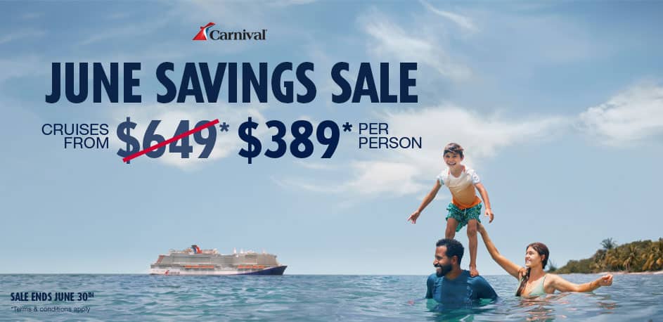 Carnival Cruise Savings Sale