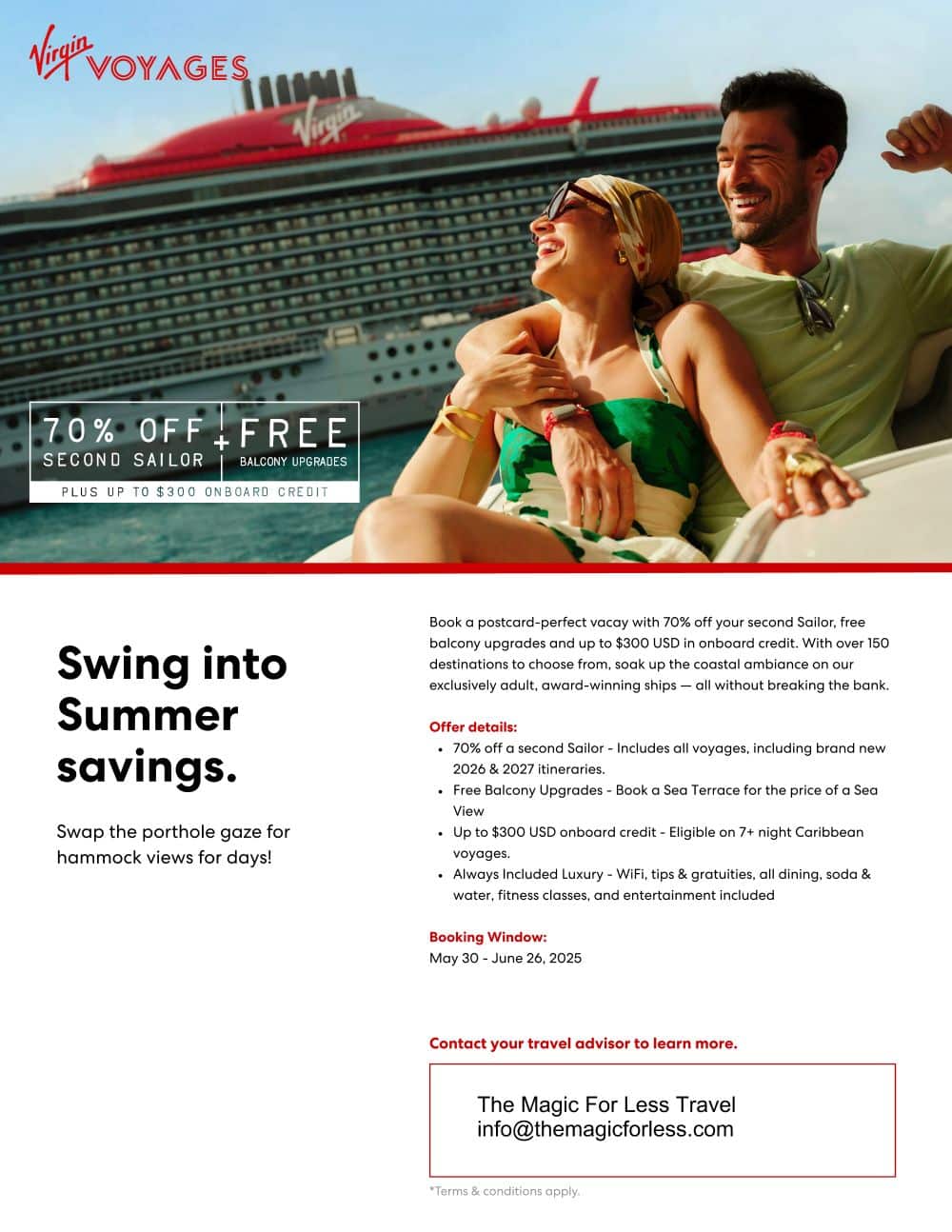 Virgin Voyages Offer