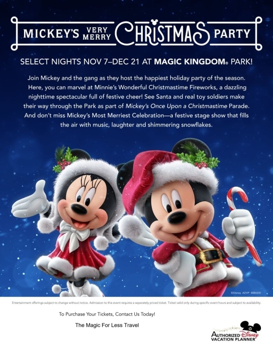 Disney Very Merry Christmas Party 2026